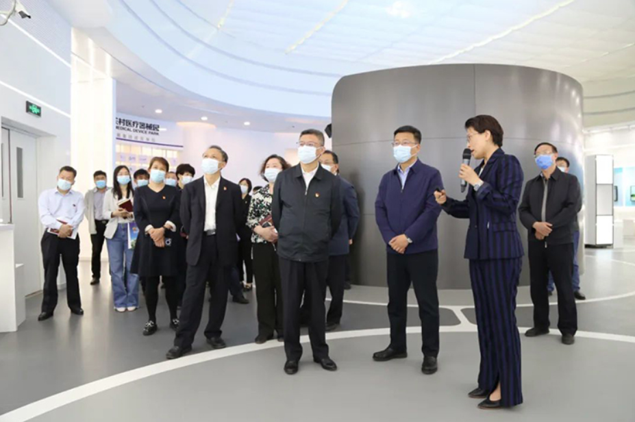 大興區檢察院領導來園區參觀調研-江蘇網站制作